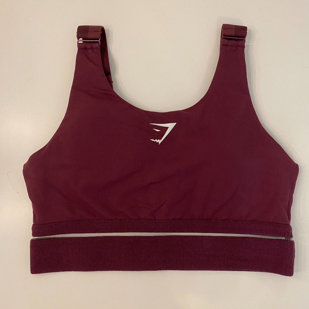 Gymshark Maroon Sports bra